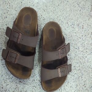 Brown Kids Birkenstocks Sandals